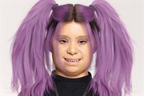 CGI render of Kami, a fictional influencer designed to represent individuals with Down syndrome