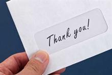 Thank-you letters to donors waste money, says philanthropist