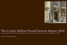Latest Coutts report shows increase in million-pound donations
