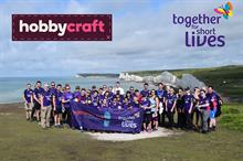 Business Charity Awards: Charity Partnership, Fashion and Retail - Hobbycraft with Together for Short Lives