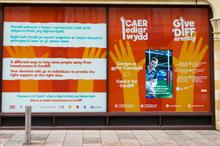 Cardiff shop window turned into contactless donation point to help homeless