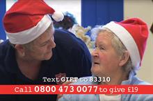 Christmas... a time for giving and charity TV ads