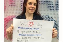 The lessons that CRUK learned from nomakeupselfies