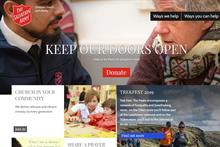 We've avoided fundraising dip with mail-outs and email, says Salvation Army
