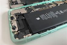 iPhone being disassembled