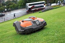 Automower: commercial trials carried out at sites including The Mound in Edinburgh - image: Husqvarna