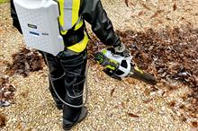 Blowers, Vacs and Sweepers: handheld and backpack machines