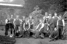 Gardeners at Wentworth Castle Garden in 1897 - image: Reproduced by kind permission of Wentworth Castle (www.wentworthcastle.org)
