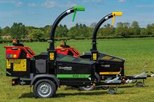 EVO 165 petrol and diesel woodchippers are designed for tree surgeons and grounds maintenance teams - image: Greenmech 