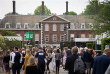 RHS Chelsea Flower show gardens and pavilion take shape
