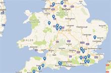 Which are the most in-demand Wyevale garden centres?