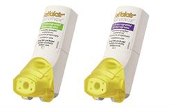 Image of both strengths of Seffalair Spiromax inhaler side by side. 