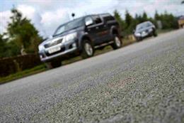 Nottinghamshire road trials asphalt made from tyres