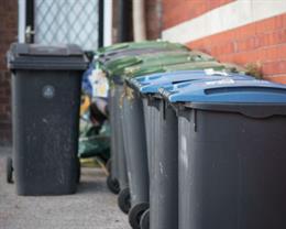 Bin collections go monthly