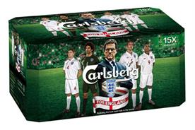 Carlsberg: England boss to feature on packaging