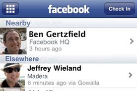 Facebook Places: launches in the UK