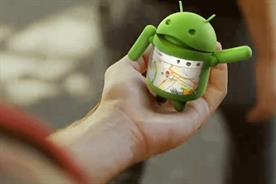 The Android robot is used in Carphone Warehouse's latest campaign