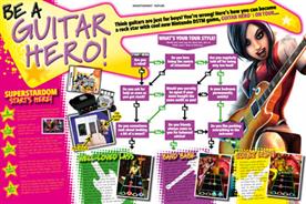 Guitar Hero: Nintendo targeted the teen market with an advertorial in BBC's Top of the Pops
