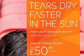 EasyJet plays on England woes with ads for European flights