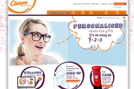 Clintons: card retailer revamps website
