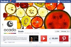 Ocado: promoting its social gifting offer via Facebook