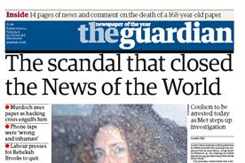 The Guardian set the news agenda in 2011