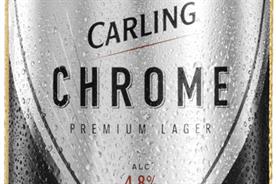 Carling: launching Chrome premium lager