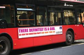 Bus ad: There definitely is a God
