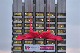 Vanish: unveils 'world's largest bra'
