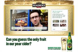 Magners supports pear cider with microsite