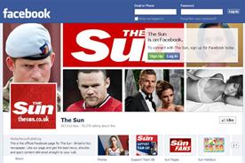 The Sun: records one million likes on Facebook
