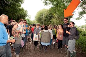 Orange's "Appy Man" at Glastonbury Festival