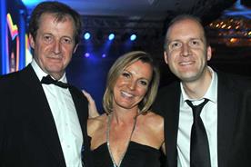 Alistair Campbell, Suki Thompson and Pete Markey