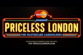 MasterCard: rolling out 'Priceless London' next week