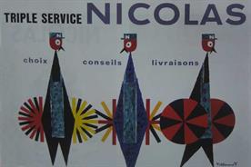 Nicolas: artwork for the French wine merchant