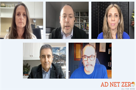 (Clockwise from top left): Debbie Klein, pk10 editor-in-chief Gideon Spanier, Nicola Mendelsohn, Hamish Nicklin and Ronan Harris 