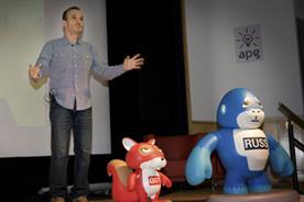 Guy Murphy presents at the Battle of Big Thinking