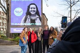 Brixton Finishing School: out-of-home campaign fronted by several ADcademy graduates