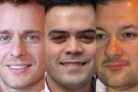 Charlie Osmond, Simon Mansell and Paul Armstrong