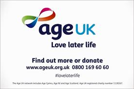 Age UK: uses new brand positioning to tell elderly to 'Love later life'