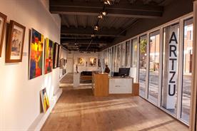 Artzu Gallery is situated within Manchester's Old Granada Studios (artzu.co.uk)