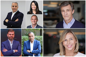 Bottom left: Alberto Canteli, Vishnu Mohan; Top left: Ghassan Harfouche, Ji Watson, Alex Lubar; Top right: Ewen Sturgeon; Bottom right: Annette Male