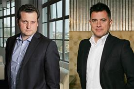 Richard Exon (l) and Damon Collins: 'We have a clear vision for a creative business that we want to start together'