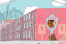 Benefit Cosmetics celebrates female accomplishments with large murals