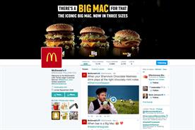 McDonald's: fast food brand's Twitter page