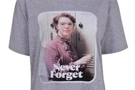 Shannon Purser, who plays Barb and is featured on this Topshop T-shirt, will host the screenings