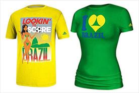 Adidas: withdraws 'sexualised' World Cup T-shirts