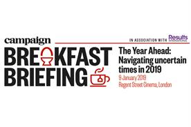 Final tickets remaining for Campaign's Breakfast Briefing on the year ahead