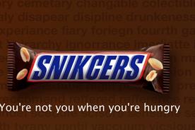 Snickers bids on commonly misspelled Google search terms