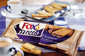 Fox's Biscuits: increased share or convenience-store shelf space by 50%